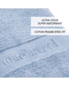 Set de 2 serviettes Bleu Ciel - 50 x 100 cm