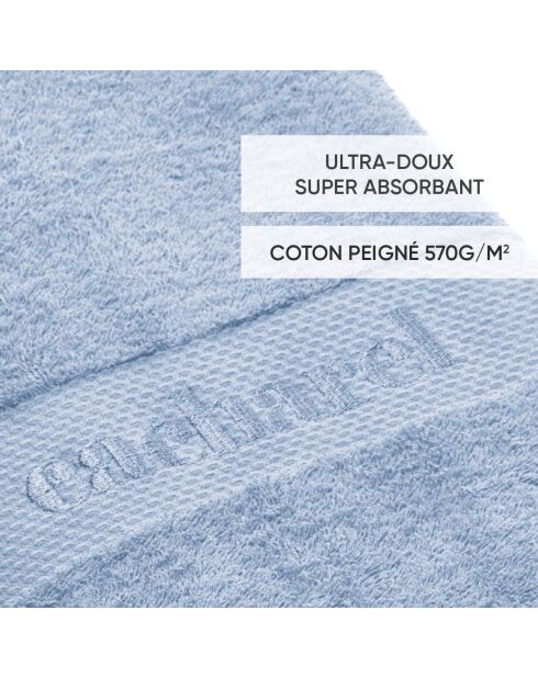 Set de 2 serviettes Bleu Ciel - 50 x 100 cm