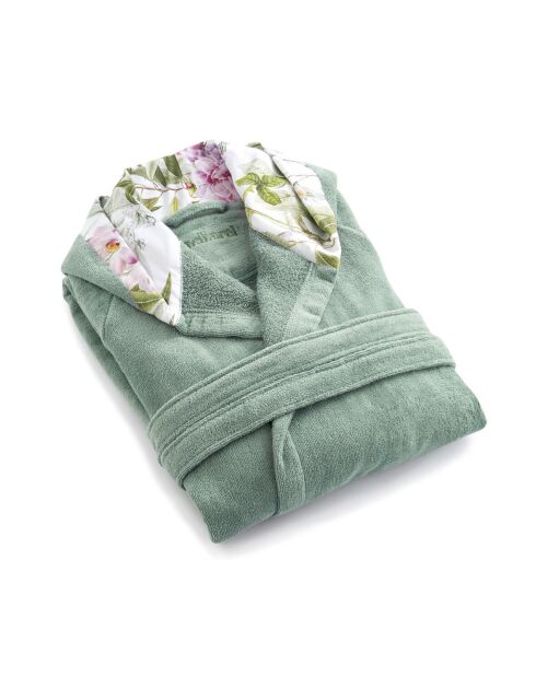 Peignoir avec capuche en coton ultra absorbant - Jardin de roses Vert - M/L