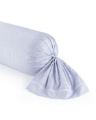 Taie de traversin satin de coton - Saclay Bleu clair - 43 x 210 cm