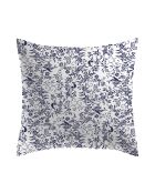 Set de 2 taies d'oreiller satin de coton Birds Bleu - 63 x 63 cm