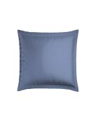 Taie d'oreiller satin de coton - Uni 1 baratta Bleu 06 - 2 x (63 x 63 cm)