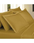 Taie d'oreiller satin de coton Uni 1 baratta Jaune 01