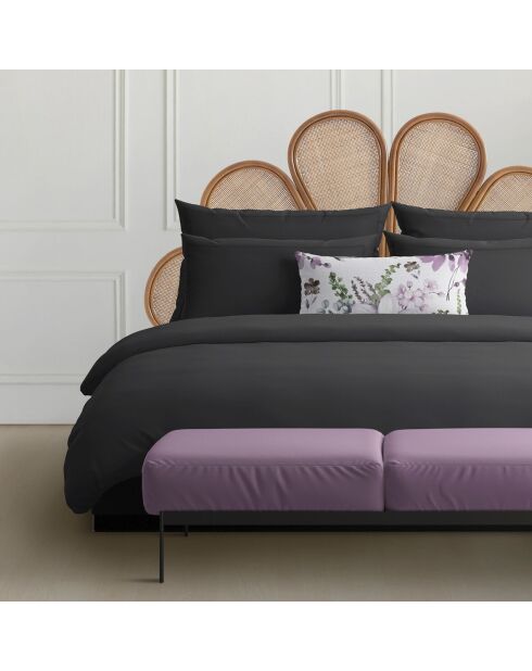 Taie d'oreiller satin de coton - Uni 1 baratta Gris 03