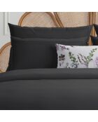 Taie d'oreiller satin de coton - Uni 1 baratta Gris 03