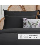Taie d'oreiller satin de coton - Uni 1 baratta Gris 03
