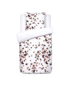 Parure housse de couette satin de coton Aurore Blanc