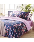 Taie d'oreiller satin de coton Aurore Rose - 50 x 60 cm