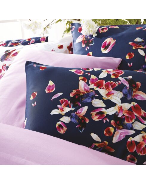 Taie d'oreiller satin de coton Aurore Rose - 50 x 60 cm