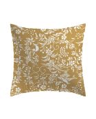 Set de 2 taies d'oreiller satin de coton Birds Jaune - 63 x 63 cm