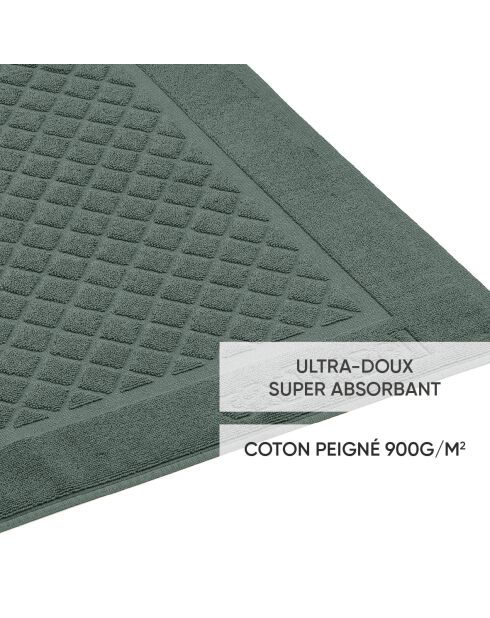 Tapis de bain Vert Sauge - 50 x 70