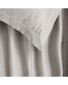 Taie d'oreiller satin de coton - Uni 1 baratta Taupe 04 - 2 x (50 x 70 cm)