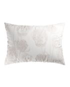 Set de 2 taies d'oreiller satin de coton Lace Taupe - 50 x 70 cm