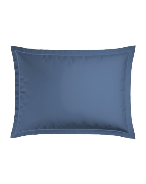 Taie d'oreiller satin de coton - Uni 1 baratta Bleu 05