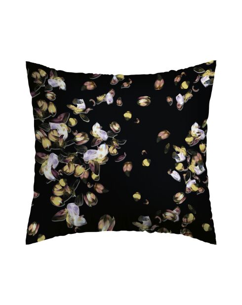 Set de 2 taies d'oreiller satin de coton Aurore Ocre - 63 x 63 cm