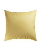 Set de 2 taies d'oreiller satin de coton Aurore Ocre - 63 x 63 cm