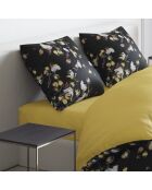 Set de 2 taies d'oreiller satin de coton Aurore Ocre - 63 x 63 cm