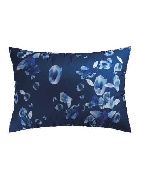 Set de 2 taies d'oreiller satin de coton Aurore Bleu - 50 x 70 cm