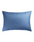 Set de 2 taies d'oreiller satin de coton Aurore Bleu - 50 x 70 cm