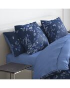 Set de 2 taies d'oreiller satin de coton Aurore Bleu - 50 x 70 cm