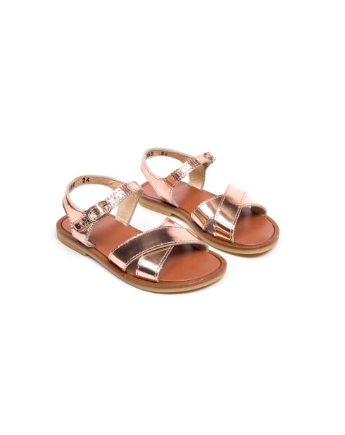 Sandales en cuir S2 bronzes