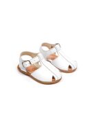 Sandales en cuir 604 blanches