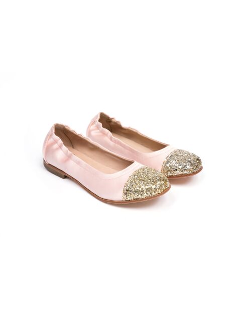 Ballerines en satin 3085 roses