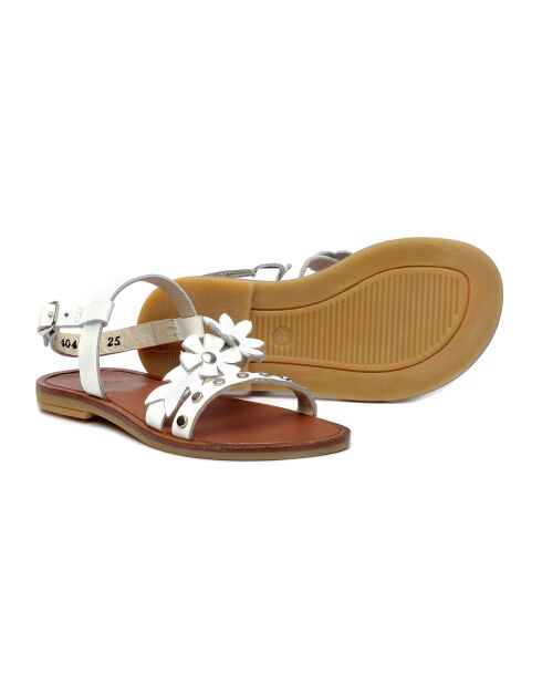 Sandales en cuir S11 blanches