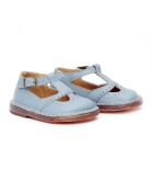 Chaussures en cuir John azur