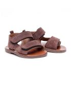 Sandales en daim 1243 marron