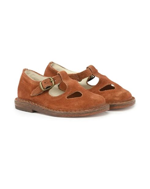Sandales en daim 1026 marron