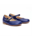 Babies en cuir 1216 bleus