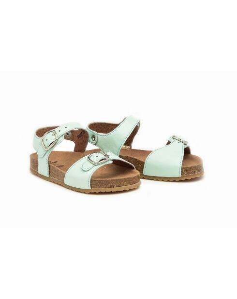 Sandales en cuir BK1 azur