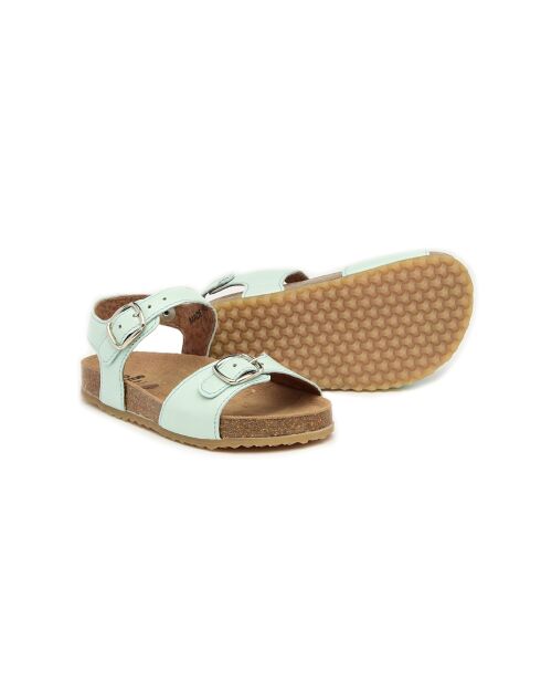 Sandales en cuir BK1 azur