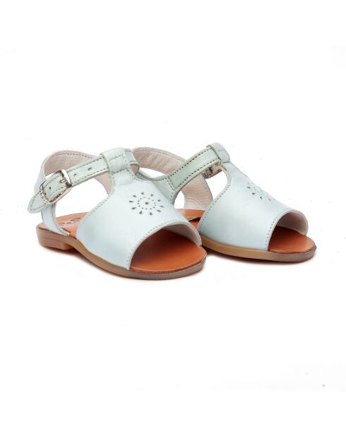 Sandales en cuir 630 azur