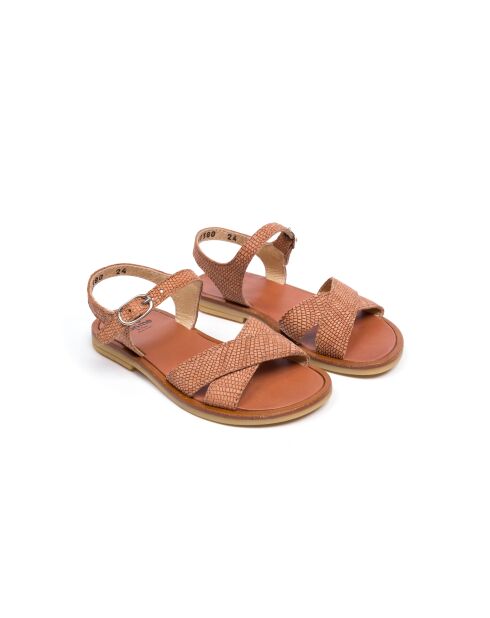 Sandales en cuir S2 marron