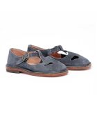 Sandales en cuir 1026 bleues