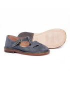 Sandales en cuir 1026 bleues