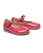 Babies en cuir 1216 verni cerises