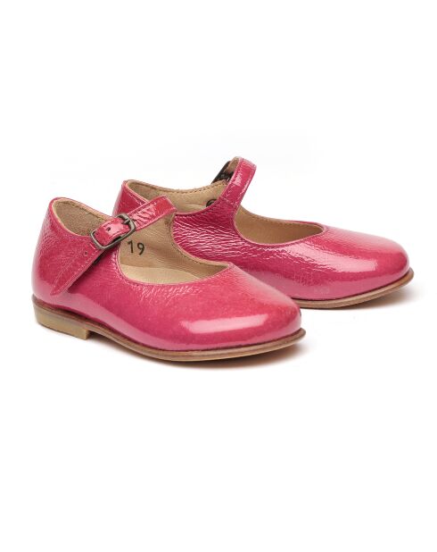 Babies en cuir 1216 verni cerises