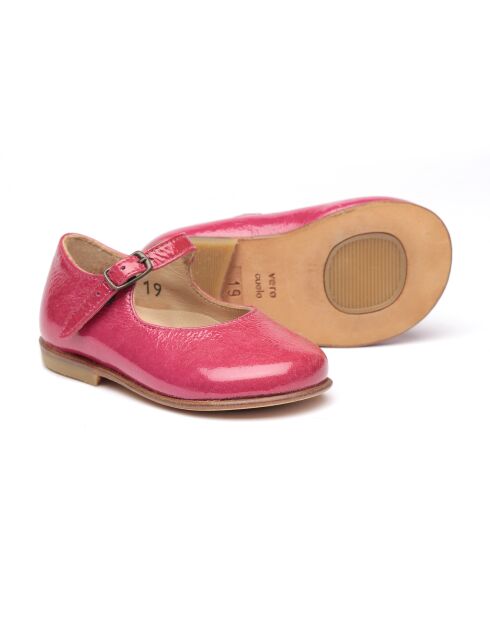 Babies en cuir 1216 verni cerises