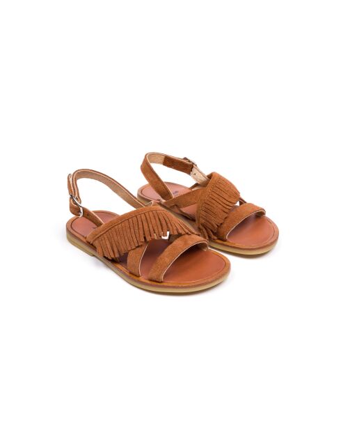 Sandales en daim S13 marron