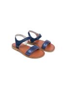 Sandales en cuir S3 bleues