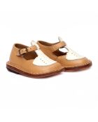 Chaussures en cuir Laura caramel
