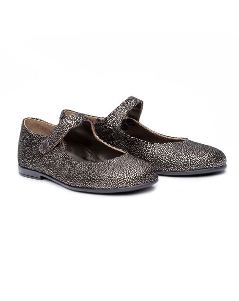 Ballerines en cuir 3200AU dorées