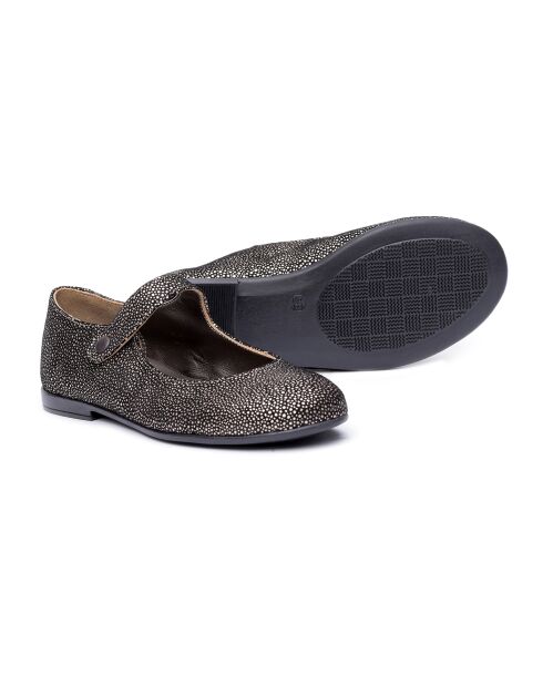 Ballerines en cuir 3200AU dorées