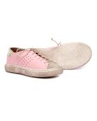 Sneakers en cuir 763BL roses