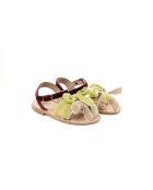 Sandales en velour 1337VL bordeaux