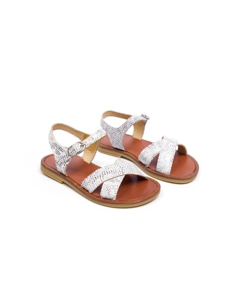 Sandales en cuir S2 blanches