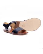 Sandales en cuir 1233MS verni noires